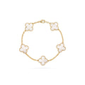 PULSERA TIPO VAN CLEEF D BLANCA